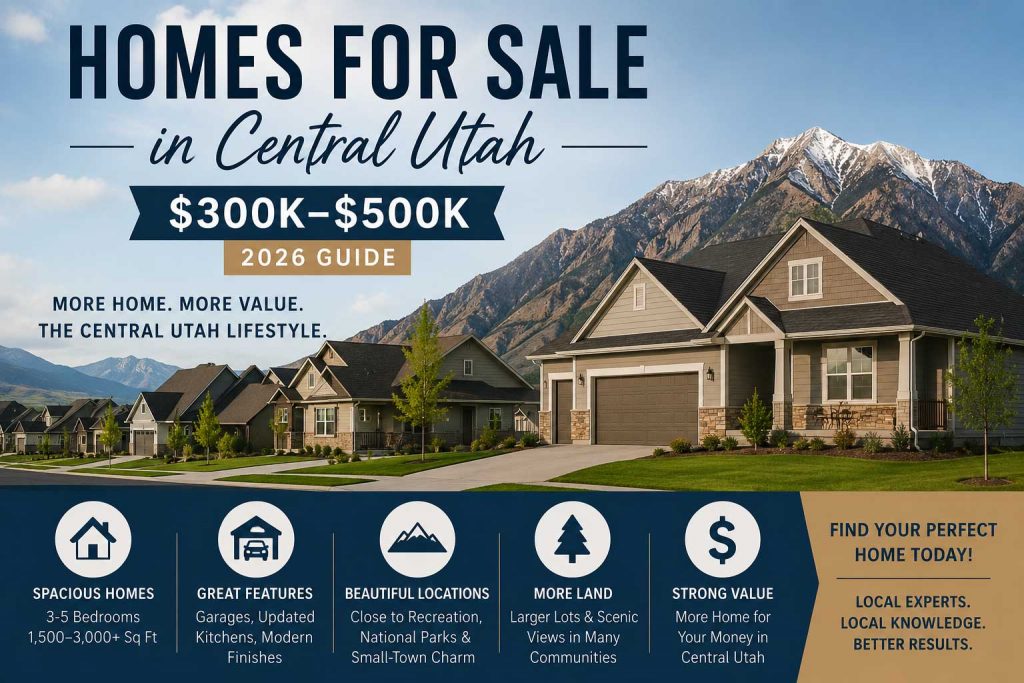 Central Utah Homes for Sale